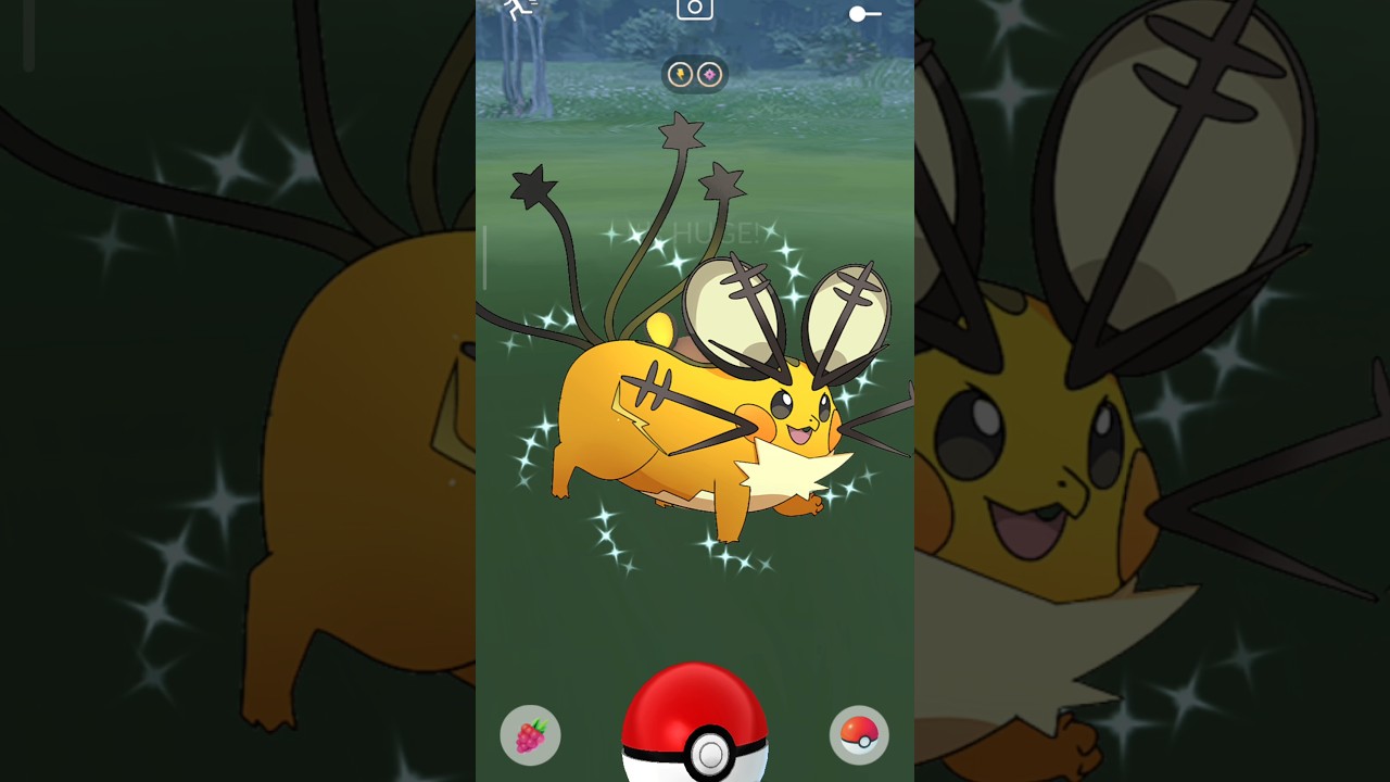 ✨shiny Dedenne in pokemon go