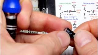 Voltage Doubler With Drops Using Charge Pump Capacitors And Diodes