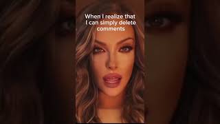 delete comments #delete #hatecomment #fyy