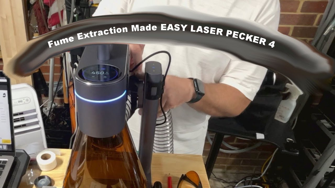 Laser Pecker 4 Fume Extraction made easy and a user Tip to save