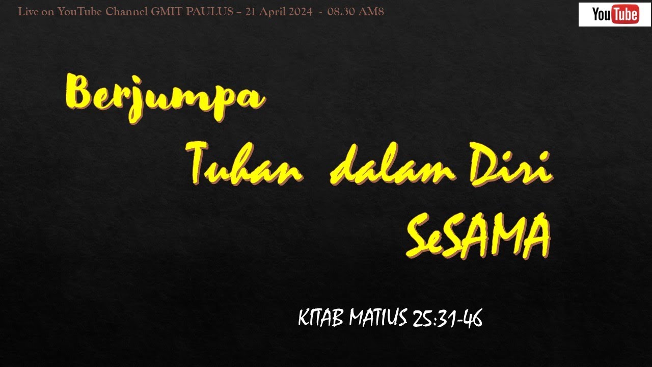 IBADAH MINGGU 