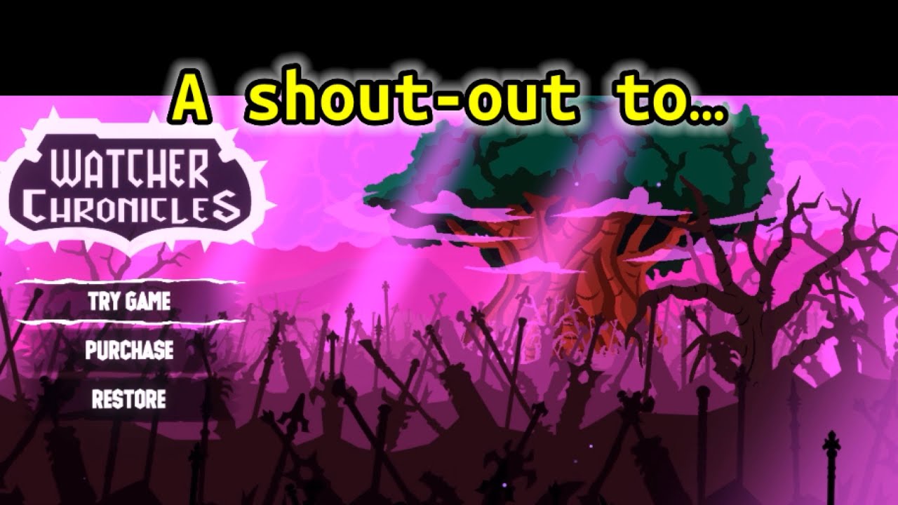 Shout-out to Watcher Chronicles!