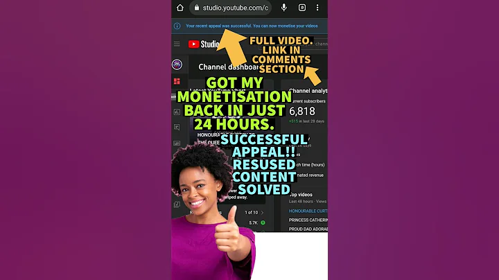 YOUTUBE APPEAL VIDEO DEMO REUSED CONTENT REPETITIVE CONTENT MONETISATION MONETIZATION DEMONITIZED