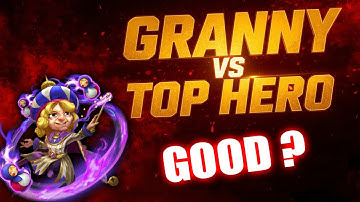 YARN GRANNY VS TOP HERO – GOOD OR BAD ? ⚔️CASTLE CLASH