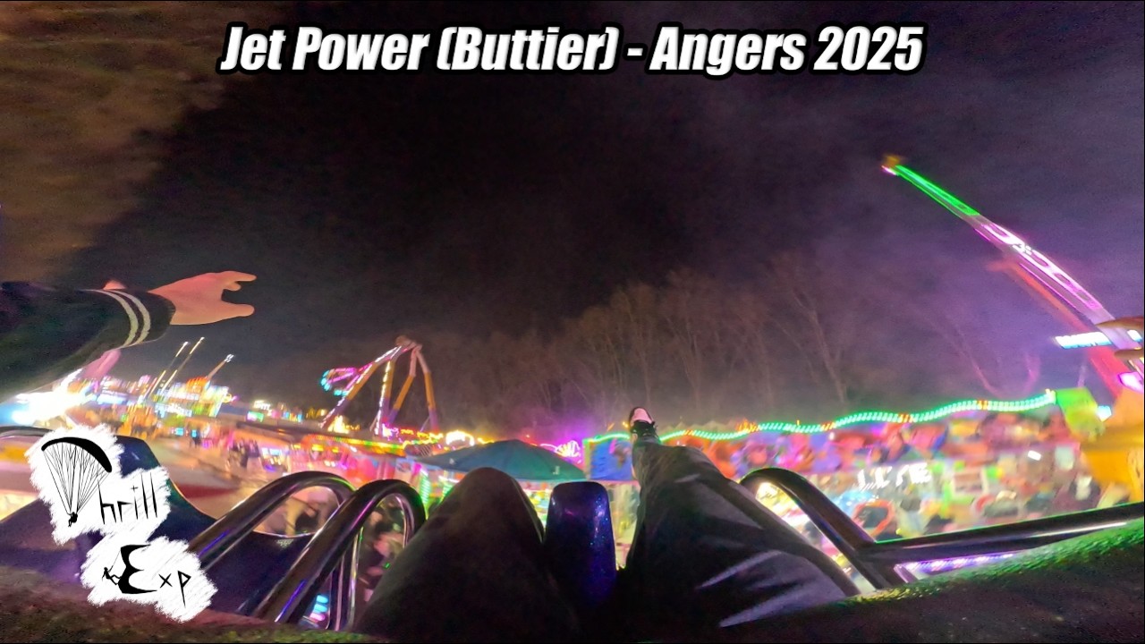 4K - Jet Power (Buttier) - Foire Saint-Martin d'Angers 2025 | Onride