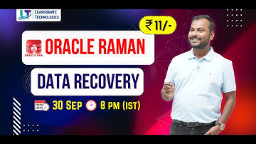 Oracle RMAN Backup & Recovery Masterclass | Limited @ ₹11 Rs