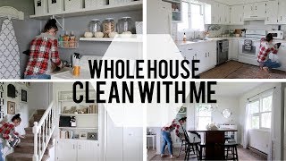 Whole House Clean With Me | Speed Clean | Farmhouse Clean With Me