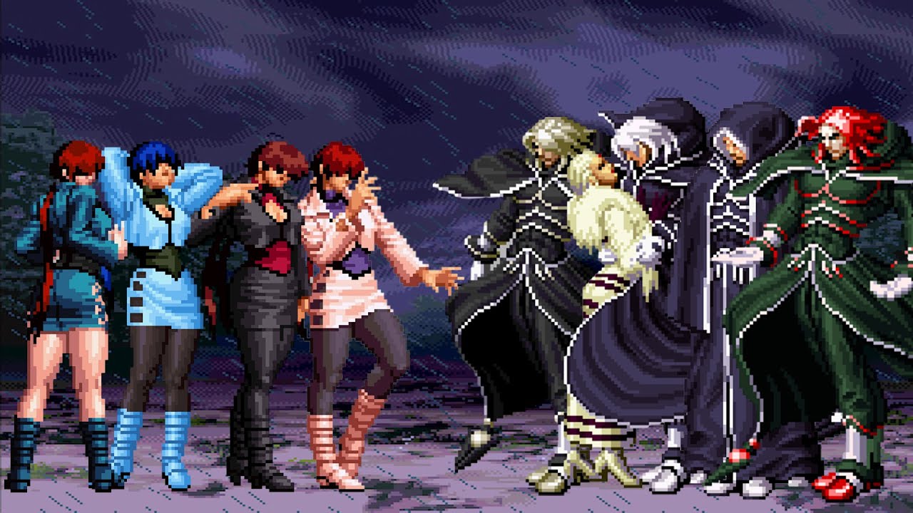 [KOF Mugen] Shermie Team vs Igniz Team
