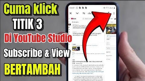 Jarang yang Tau⁉️Fitur Tersembunyi Di Youtube  Penambah subscriber