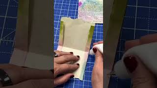 Easy Vintage page to Small Bag for Junk Journals #shorts #junkjournals #vintage #vintagebooks