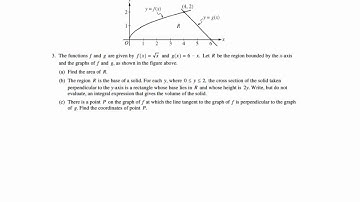 AP Calculus AB 2011 form B frq 3