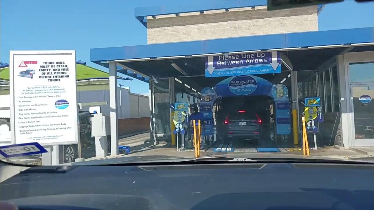 AVW Tunnel At WhiteWater Express Car Wash Waco YouTube