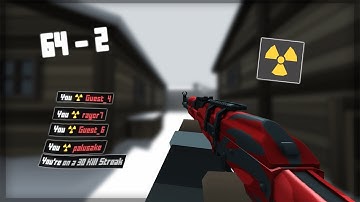 INSANE 64 KILLS WITH THE AK [Krunker.io]