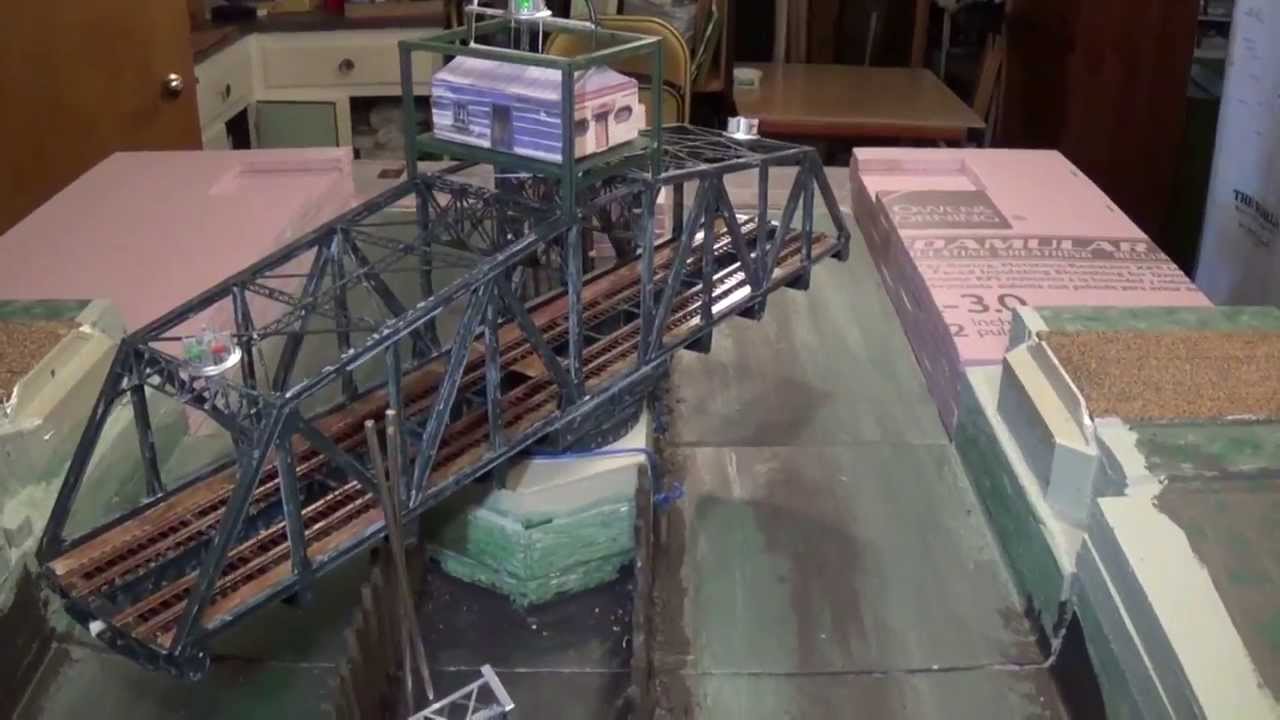 Motorized Walthers swing bridge13feb2014 YouTube