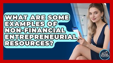 What Are Some Examples of Non-Financial Entrepreneurial Resources? | The Startup Growth Hub News