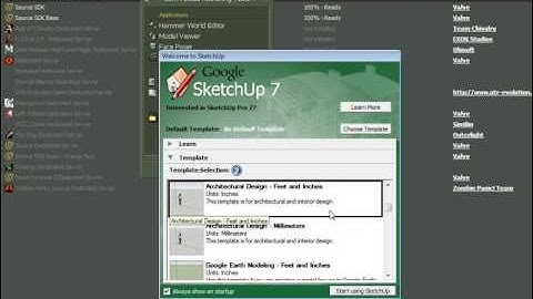 L4D Mapping: Installing Authoring Tools & SketchUp