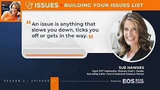 ISSUES | Building Your Issues List | Strong in Six Podcast S2E7