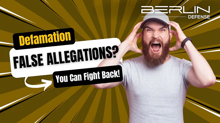 Falsely Accused of a Crime? Can You SUE for Defamation?