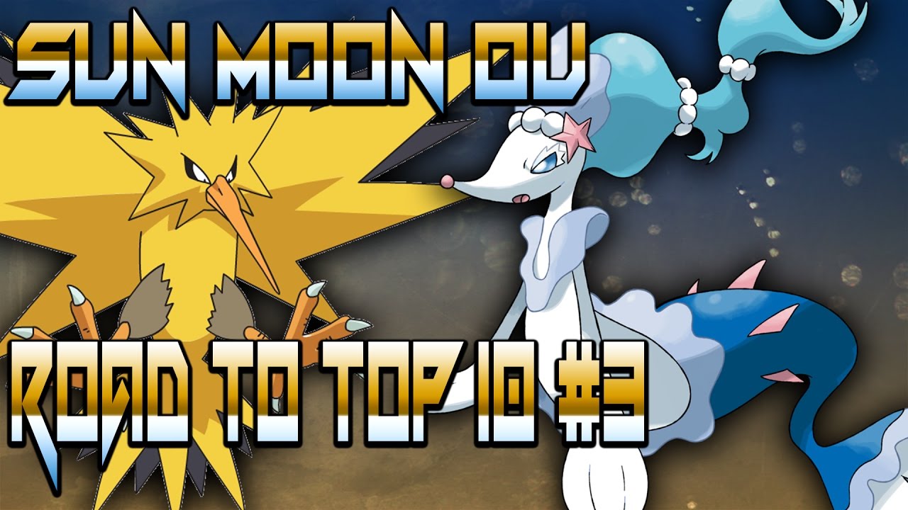 Pokemon Sun&Moon OU Showdown Road to top 10 #3 w/Dokkerich -Specs Primarina the Queen