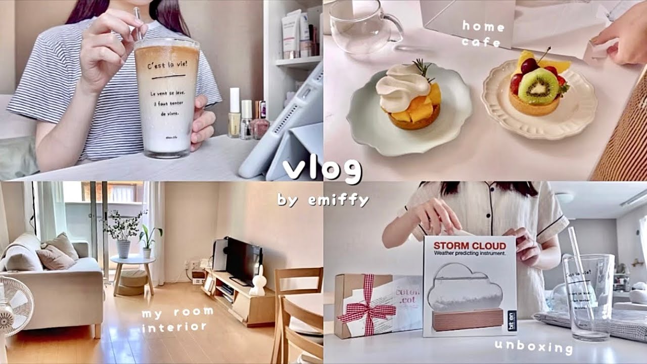 my aesthetic & chill daily vlog👩🏻‍💻 new interior goods, home  