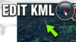 Editing KML files of boundary maps in Google Earth Pro
