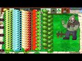 Plants vs Zombies Hack - 99 Gatling Pea vs Winter Melon vs 999 Zombies