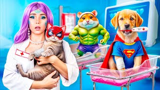 картинка: Больница для супергероев! Экстремальное спасение животных!