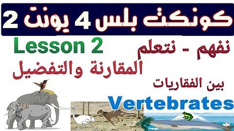 Connect plus primary 4 unit 2 Lesson 2 لا يخلو امتحان كونكت بلس رابعه ابتدائي انجليزي منها