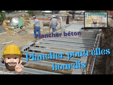 Tout savoir sur les planchers béton:  le plancher poutrelles hourdis