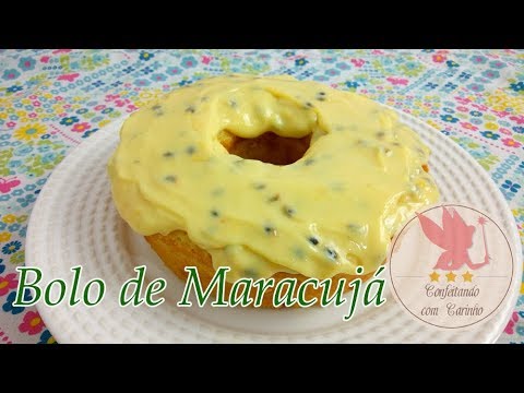 Como fazer bolo de maracujá de liquidificador