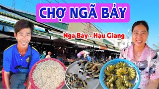 Đông Vui Quá!!! Chợ Nổi Ngã Bảy Hậu Giang Nổi Tiếng Miền Tây, Đặc Sản Quá Trời | Đây Đó Miền Tây