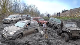 ОПАСНАЯ ГРЯЗЬ! ЗАСТРЯЛИ ВСЕ! TOYOTA, SUZUKI, MITSUBISHI, БАГГИ, УАЗ и НИВА ЭВАКУАЦИЯ!