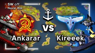 Is Soviet OP in Naval War w/ SW OFF? Naval Pro Batlle Kireeek vs Ankarar Red Alert 2 Yuri's Revenge