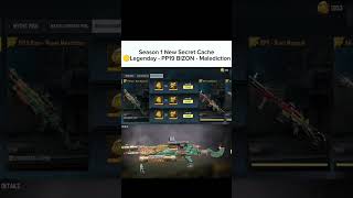 New Secret Cache 🟡Legenday Pp19 Bizon - Mayan Malediction #codmgarena #codm #gaming #callofduty
