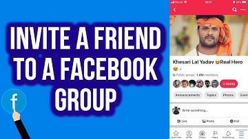 How To Invite A Friend To A Facebook Group From the Phone