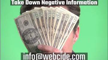 Video Tutorial: Remove Negative News articles from Google and the Internet