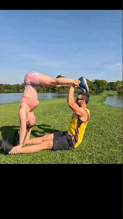 Desafio!!! manda para alguém fazer com você!!! #casal #gym #crossfit #funcional #amor #treino