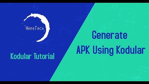 How to Generate APK Using Kodular