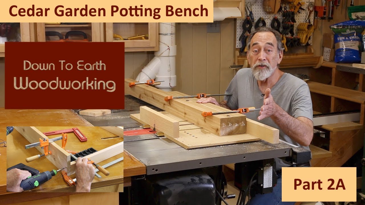 Cedar Garden Potting Bench Part 2A