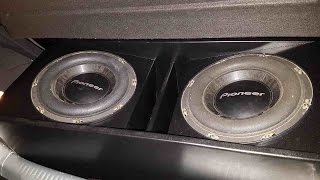 Pioneer TS-W121SPL Subwoofers on the TermLab