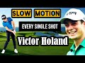 Viktor hovland swing in slow motion  golf swing  wn1 sports