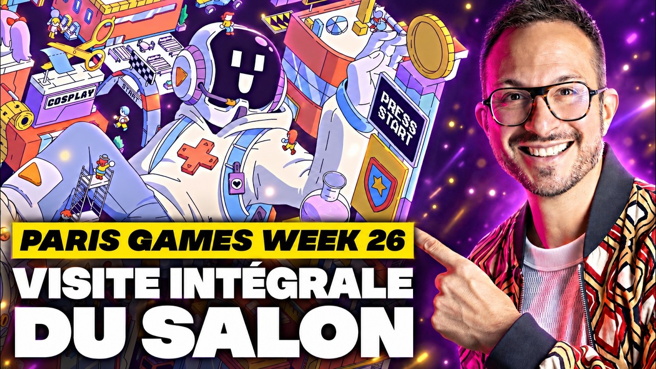 PARIS GAMES WEEK 2026 🥳 VISITE du SALON en DIRECT !!!