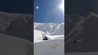 Meters of snow blanket the Andes 🏔️ following the recent and abundant snowfall