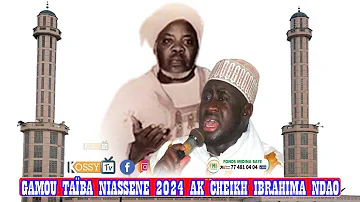 Anniversaire Naissance Cheikh Ibrahim Niass: Cheikh Ibrahima Ndao fait Vibrer Taïba Niasséne