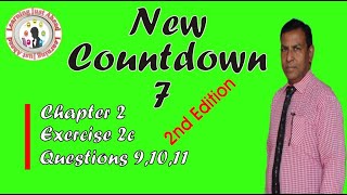 [Maths] New Countdown 7 | 2nd Edition | Ch. 2 | Ex. 2c | Q. 9,10,11