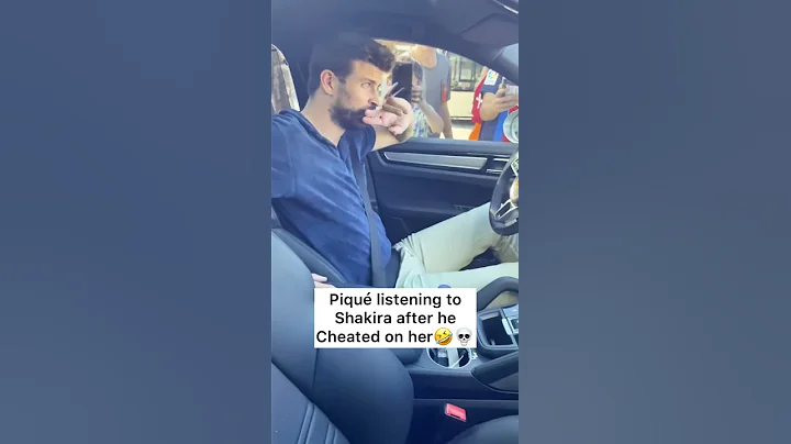 Piqué listening to shakira after he cheated on her 🤣😱 #viral #pique #piquecheating #shakira #2022 - 天天要聞