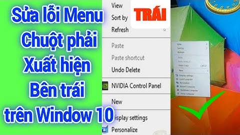 Chuột bị đảo ngược trái phải Win 10