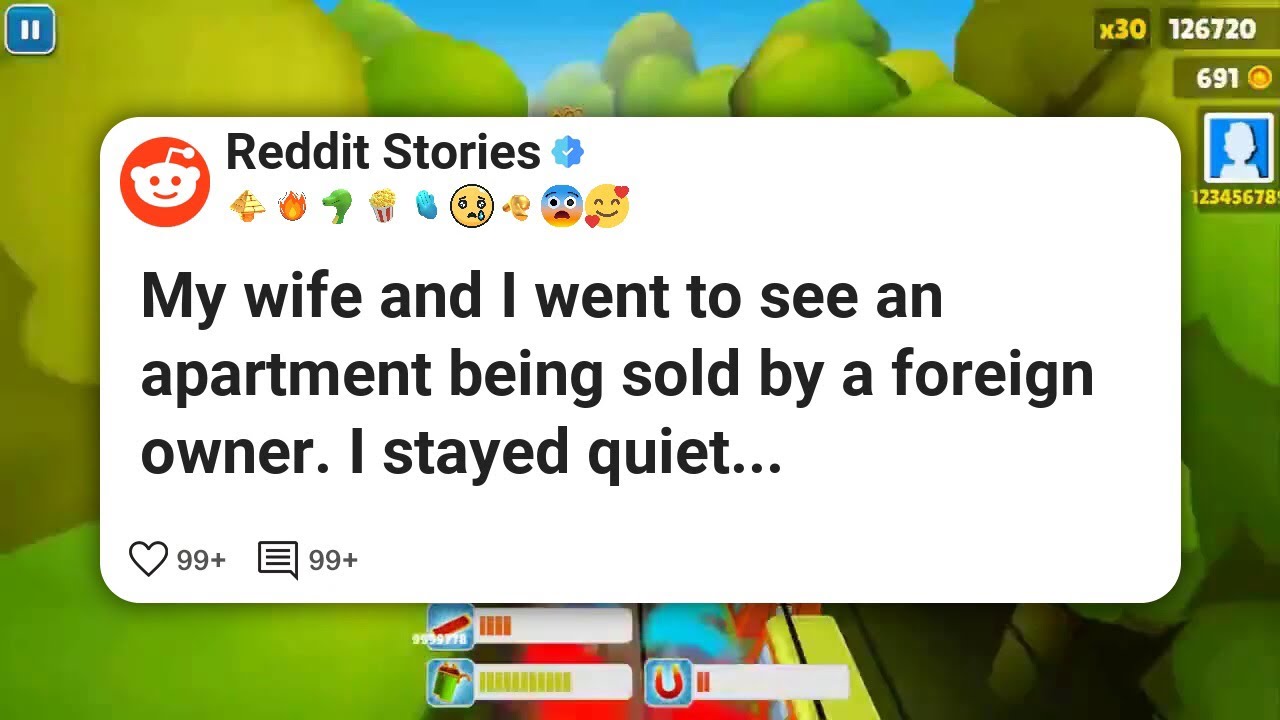 My wife and I went to see an apartment being sold by a foreign owner. I stayed quiet #reddit 
