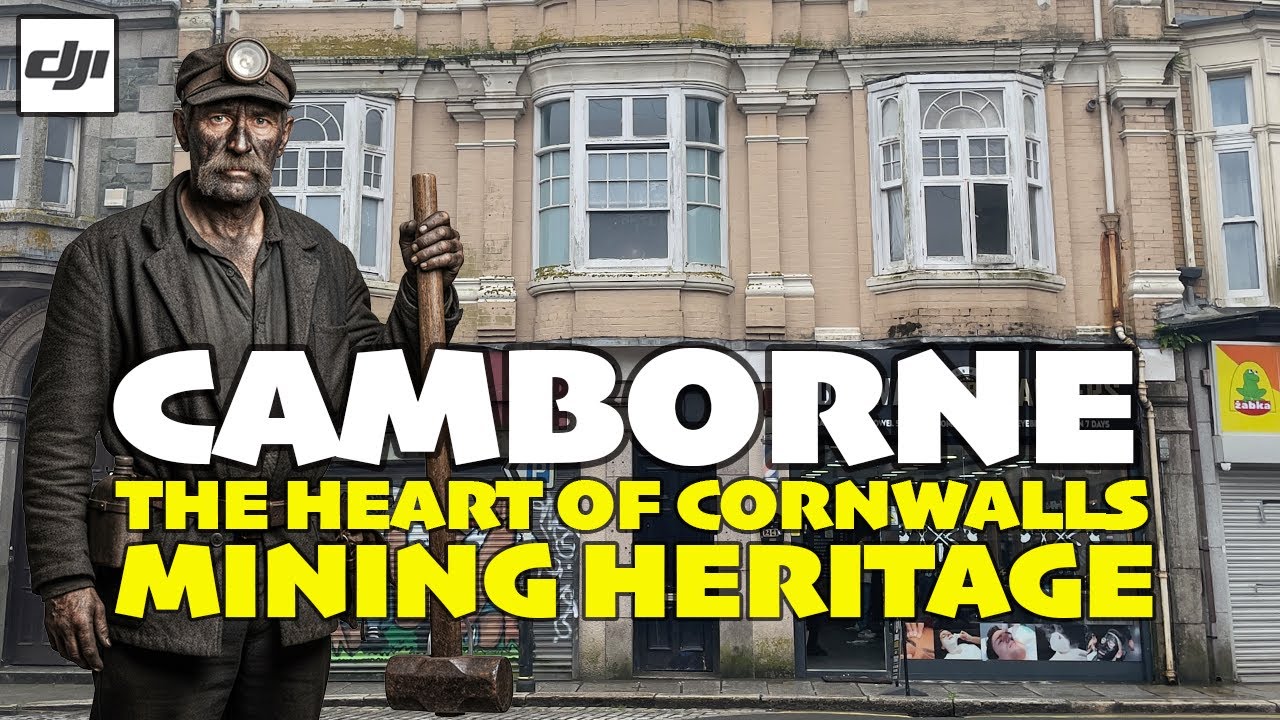🏴󠁧󠁢󠁥󠁮󠁧󠁿 Camborne, Cornwall | The Heart of Cornwalls Mining Heritage | Walking Tour 4K