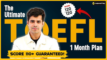 TOEFL Complete Prep Plan (1 Month) | Daily Schedule & Study Material | No coaching Needed